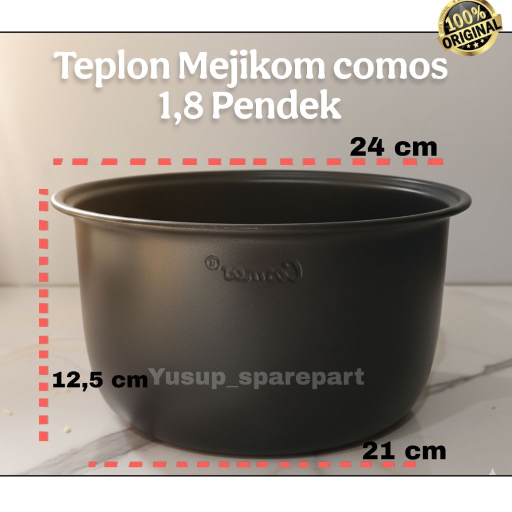 Panci Mejikom RiceCooker Cosmos 1,8 Liter Pendek Original