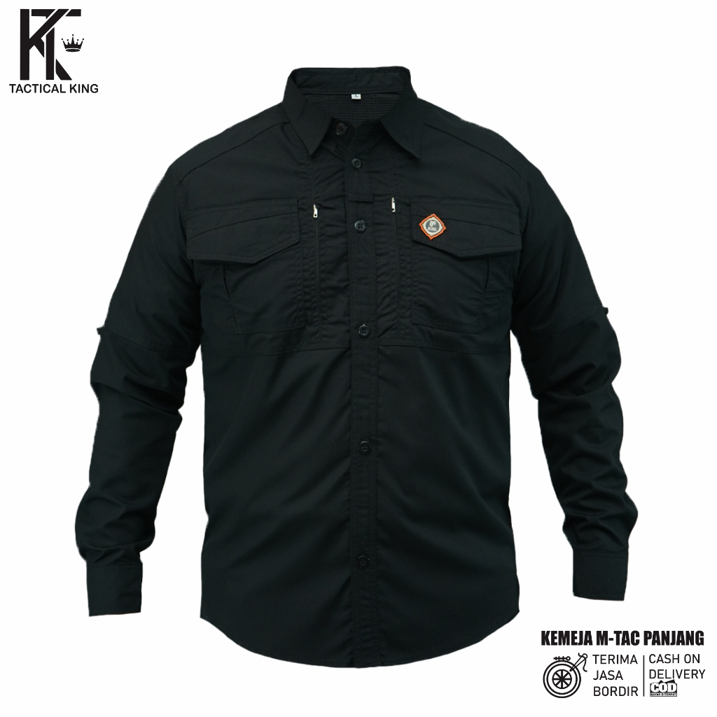 Kemeja Tactical M-tac Baby Cotton Big size Lengan Panjang