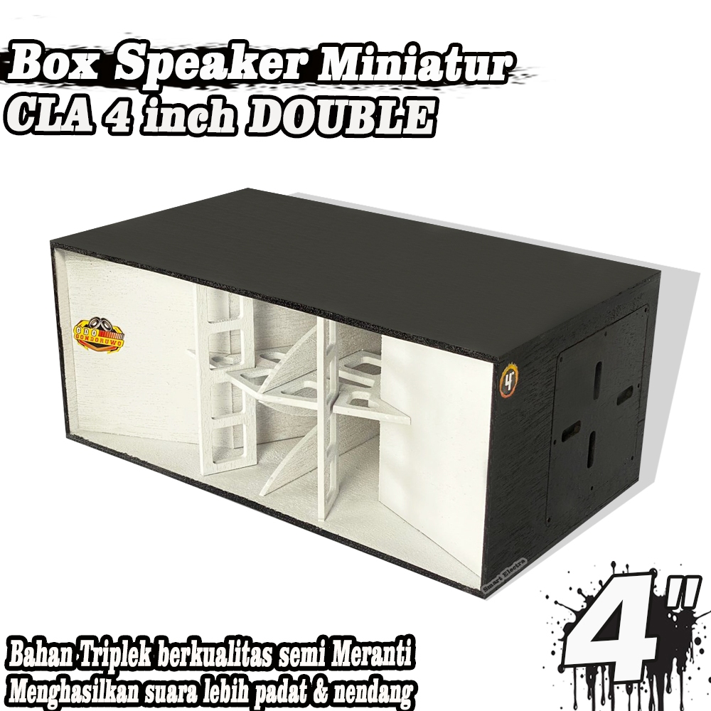 Box Speaker Miniatur CLA 4 INCH PUTIH
