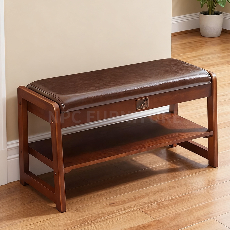 Rak Sepatu Duduk/Rak Sepatu Kayu/Rak Sepatu Kursi/Rak Sepatu Sofa/Rak Sepatu Serbaguna