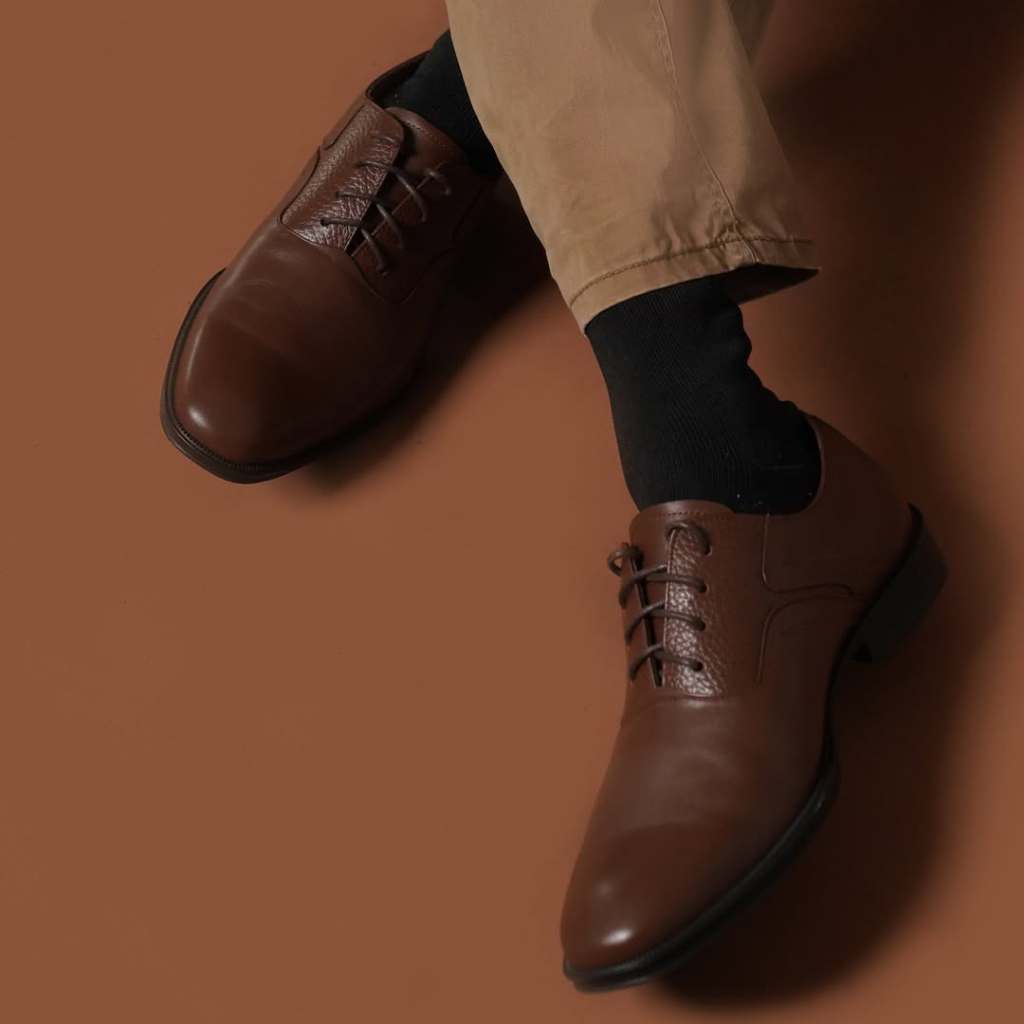 Buccheri Sepatu Pantofel Kulit Pria AS1001