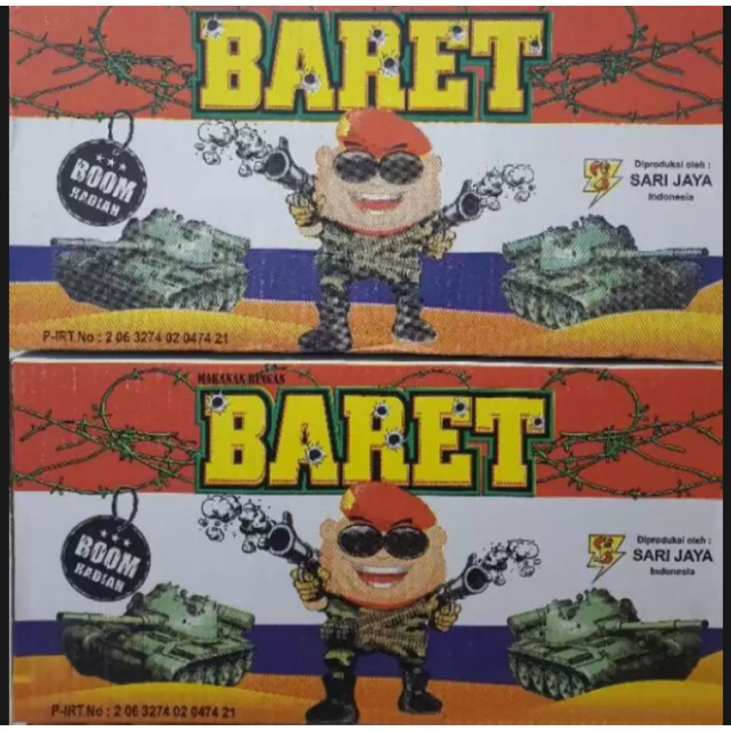 CIKI BARET BERHADIAH 1PACK