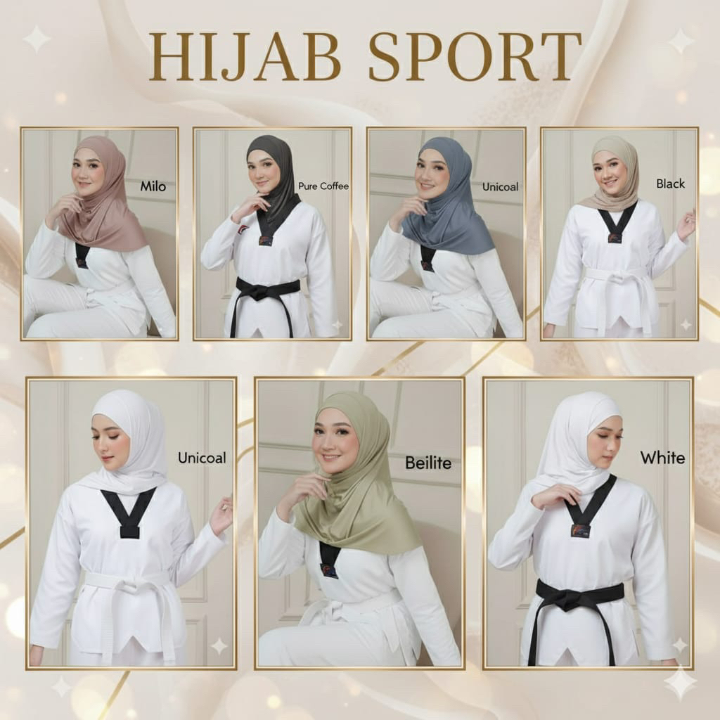 Bergo Sport Bahan Spandek Lycra Premium