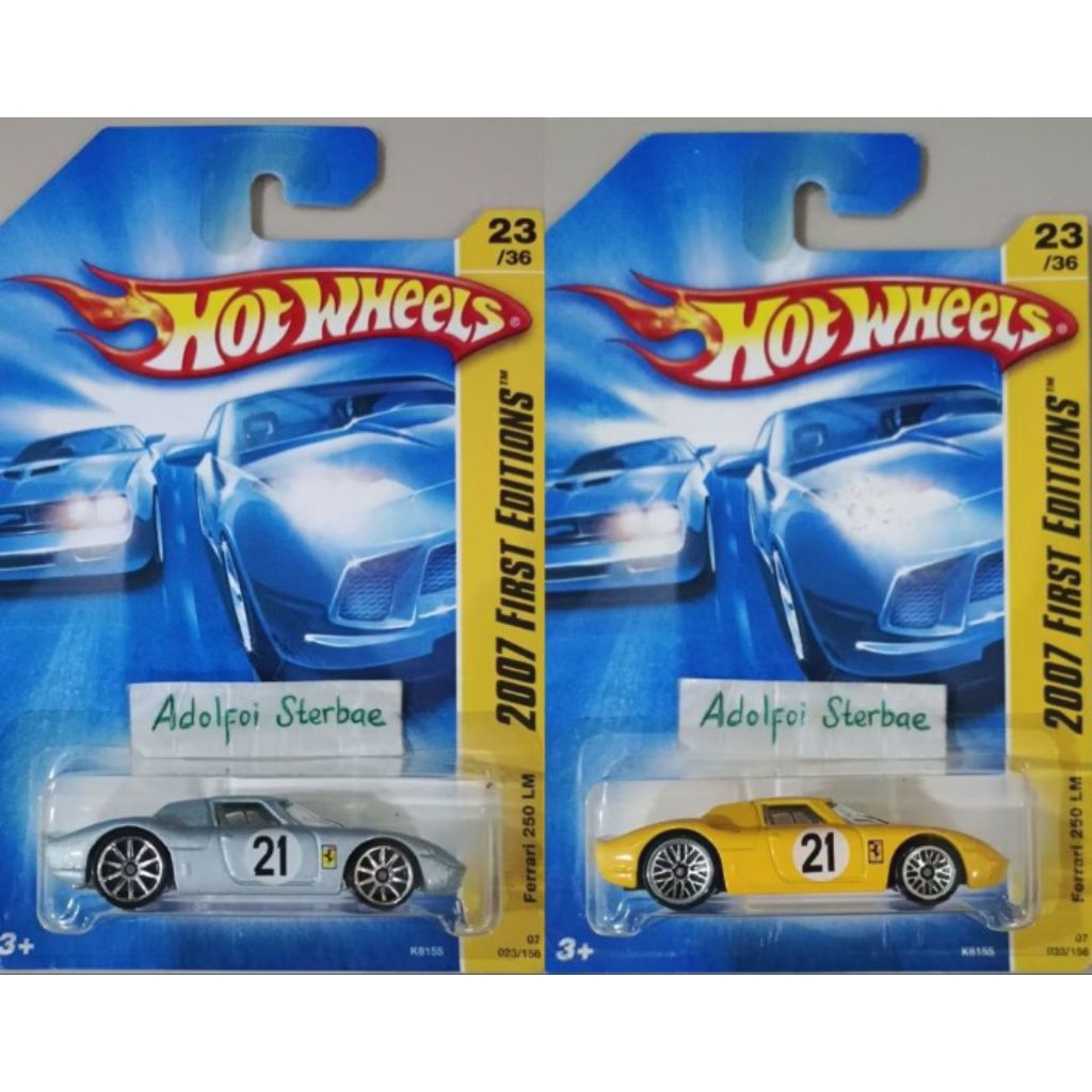 hotwheels hot wheels ferrari ferari 250lm 250 lm 2007 first editions 21