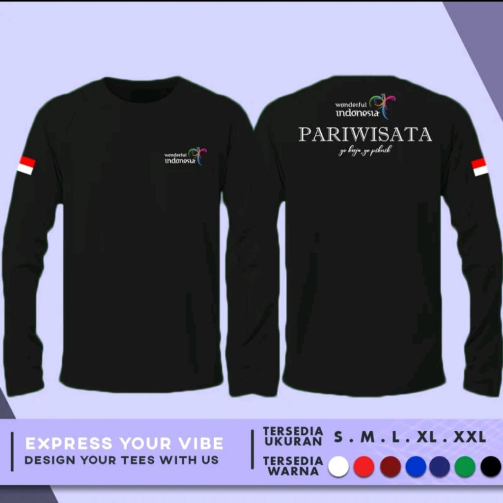 Kaos T-shirt - Wonderful Indonesia - Kaos Distro unisex