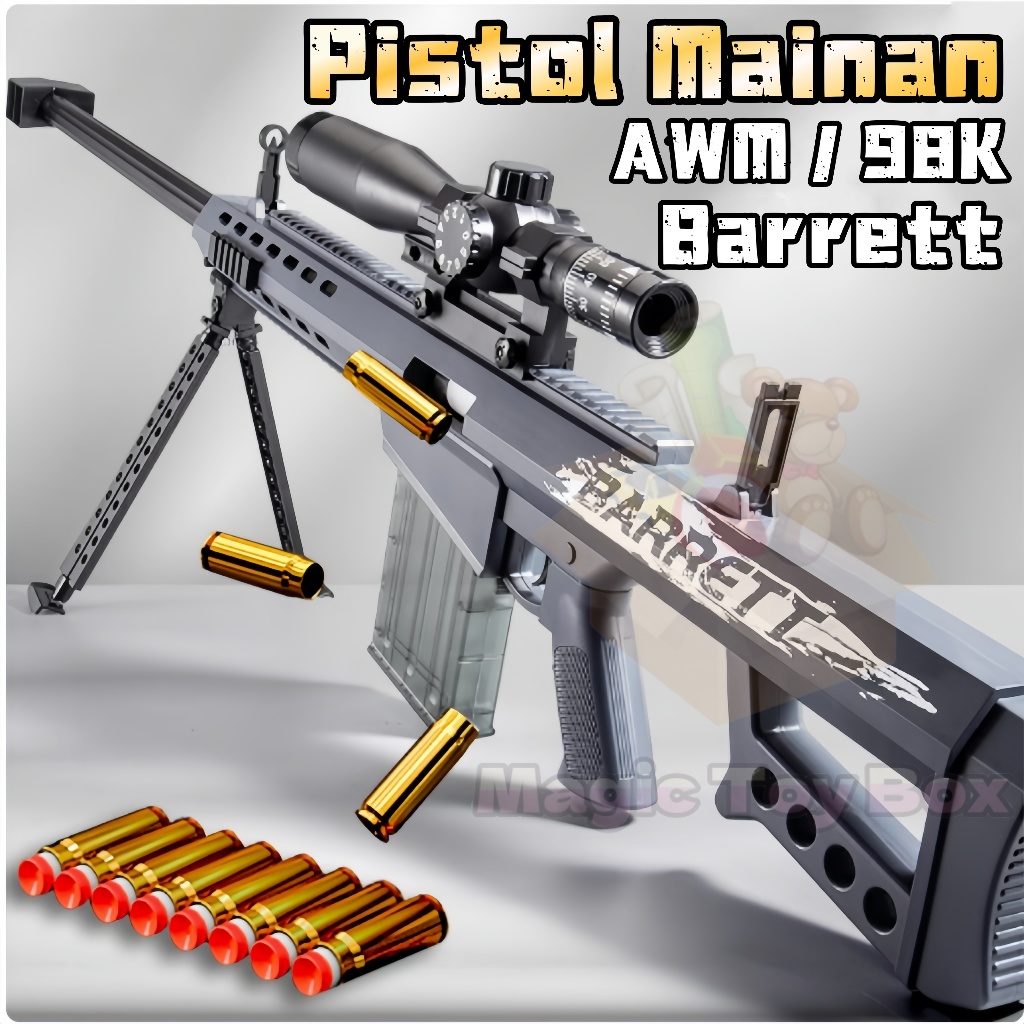AWM/98K/Barrett pistol mainan Mainan anak-anak Mainan Luar Ruangan Hadiah untuk anak laki-laki maina