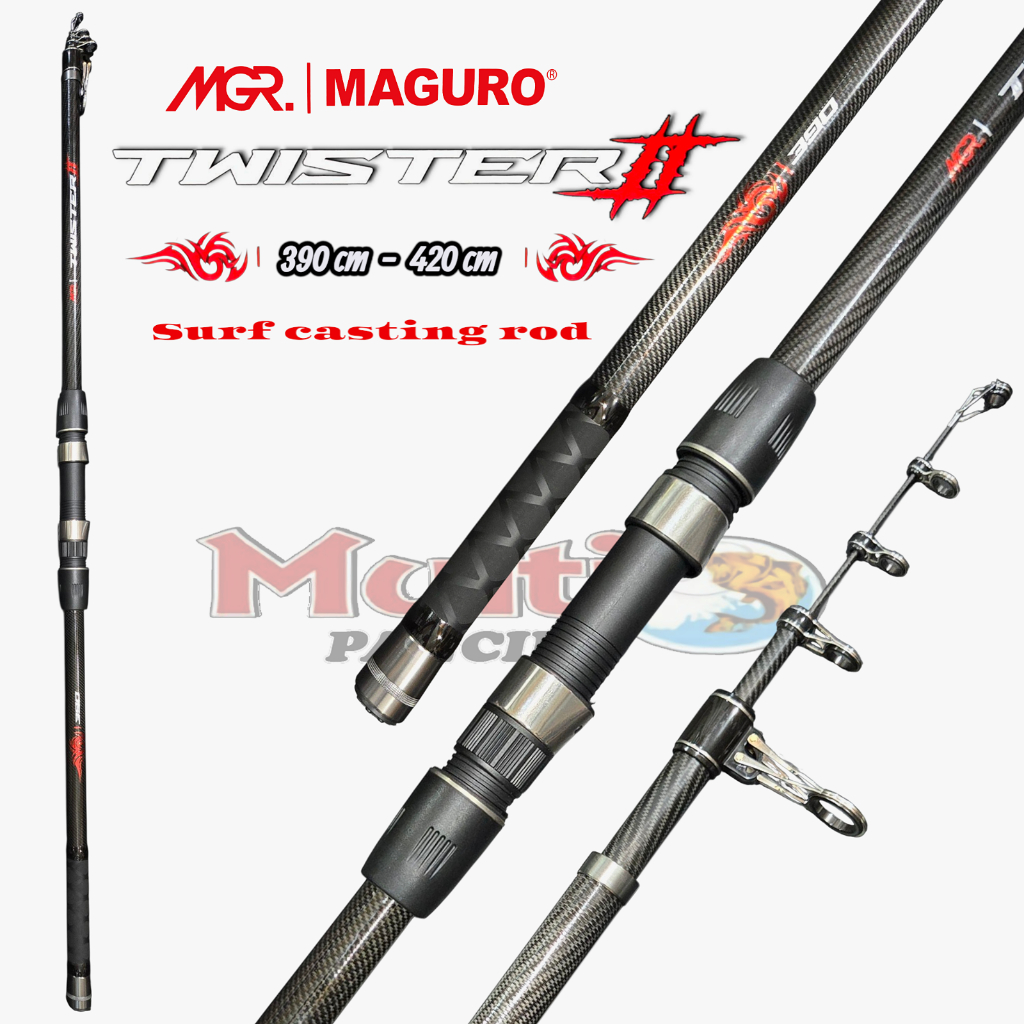 joran pasiran MAGURO TWISTER II ( 390CM - 420 CM )