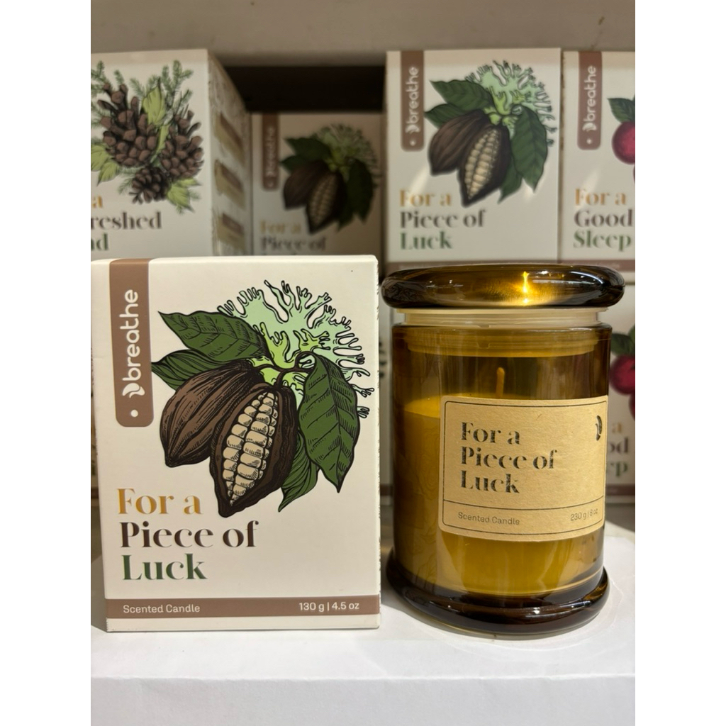 Lilin Aromaterapi 130gr Cacao Pod & Pin Piece Of Luck