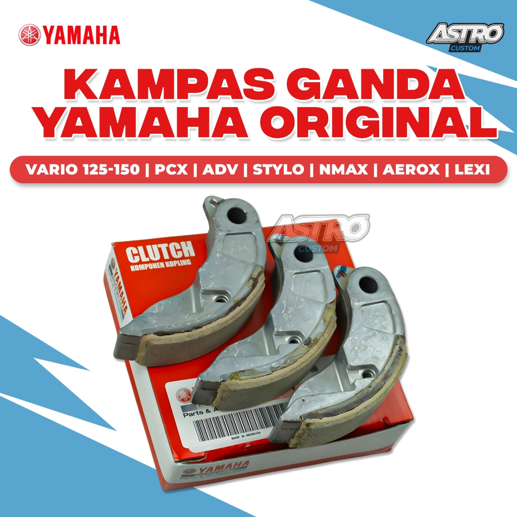 Kampas Ganda NMAX Original Upgrade CVT Vario 125 Vario 150 PCX 150 AEROX LEXI ADV MIO M3 FINO 125