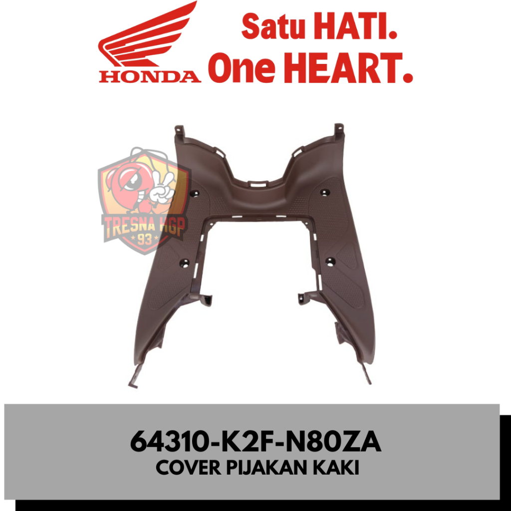 64310-K2F-N80ZA COVER PIJAKAN KAKI (COKELAT) SCOOPY ESP K2F ORIGINAL | STEPFLOOR 64310K2FN80ZA