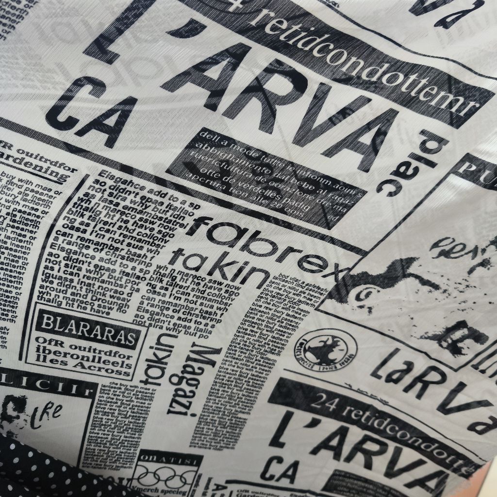 Kain Sifon Yoryu Motif Koran - Bahan Ringan, Adem & Trendy.