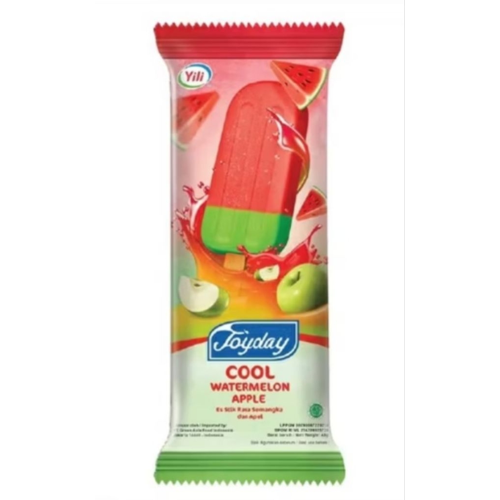 Es Krim Joyday Cool Watermelon Apple Ice Cream Halal Enak Murah