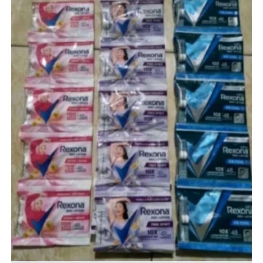 rexona renceng sachet isi 12