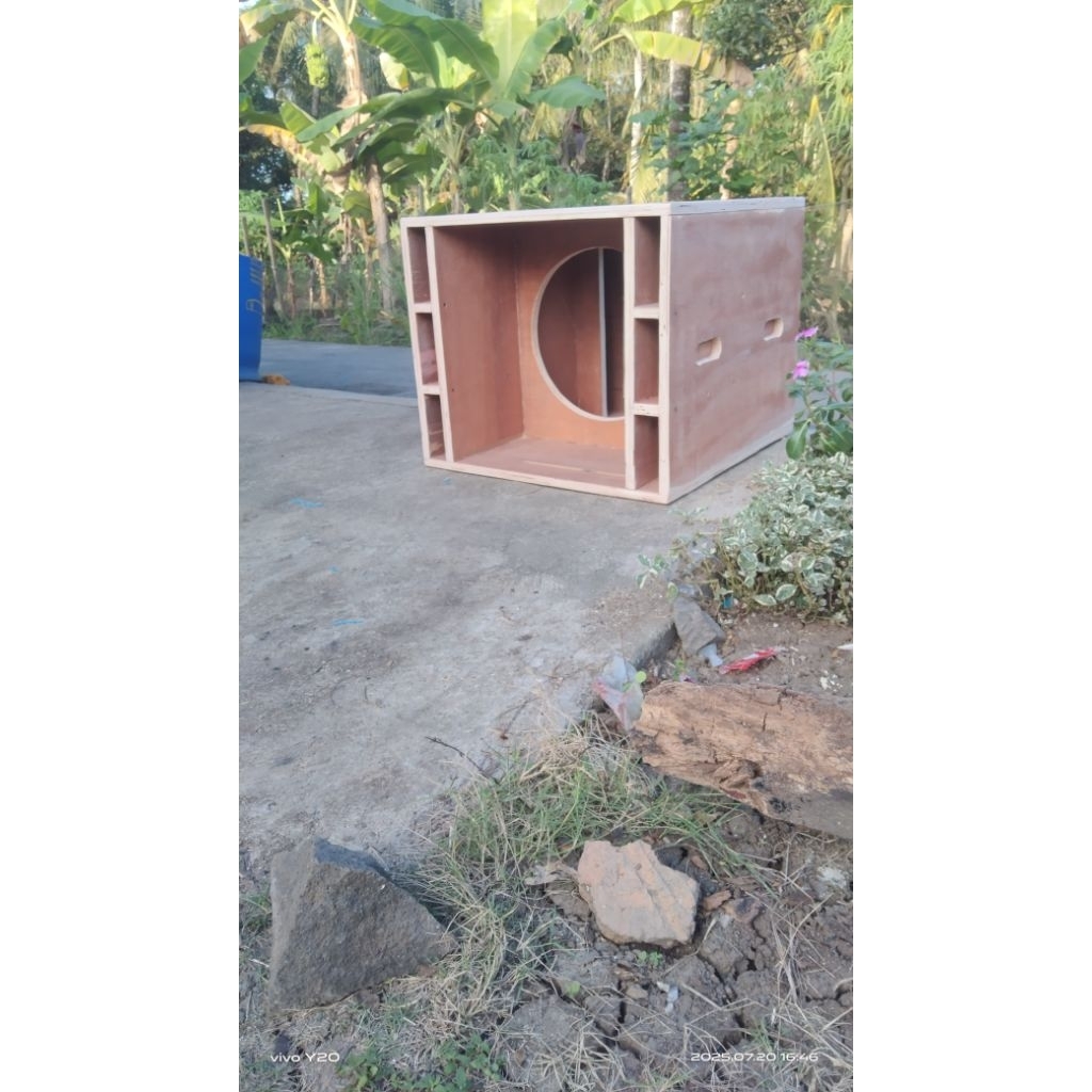 Box SPL 15inch full sekrup bahan 18mm padat