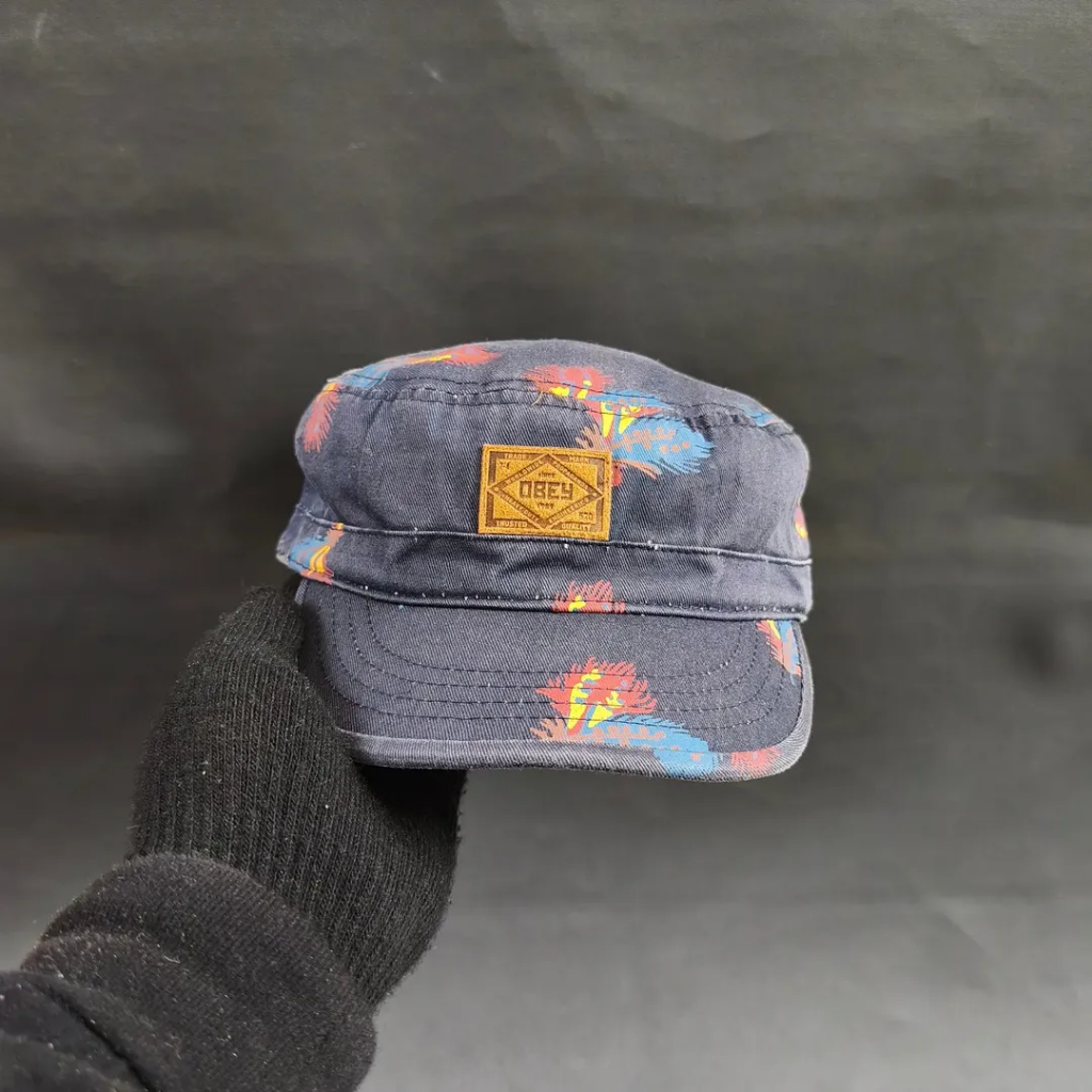 Topi Commando Cap Unisex Pria Wanita OBEY AOP