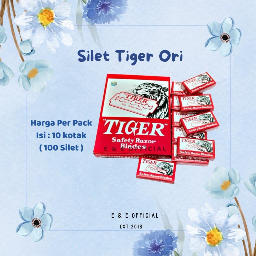 [1 PACK] SILET TIGER ORIGINAL / SILET JENGGOT / SILET CUKURAN / SILET TIGER LOGO / TIGER ORI