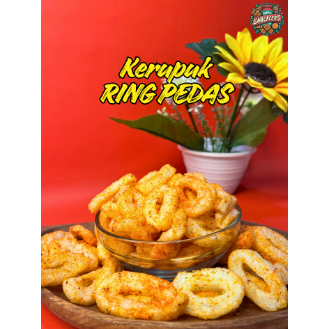 KERUPUK RING PEDAS / RING PEDAS / KERUPUK PEDAS / KERUPUK RING PEDAS SM