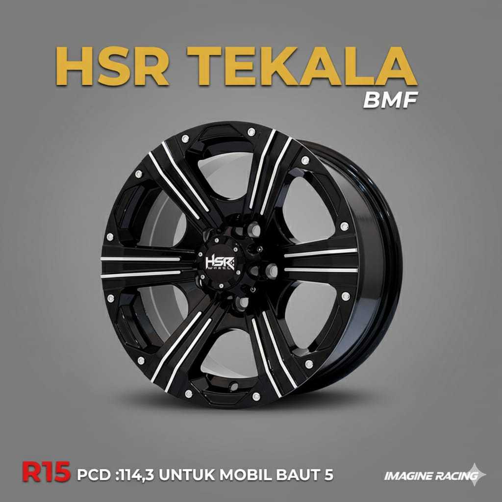 Velg mobil ring 15 untuk rush terios innova ertiga hole 5x114,3 hsr tekala