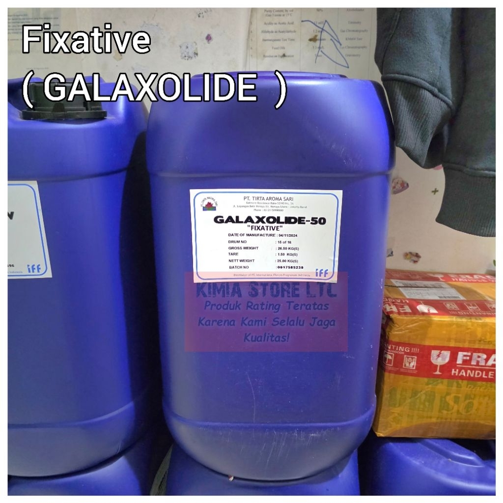 Fixative Galaxolide 1Liter ( ORIGINAL IFF ) / Galaxolide IFF / Untuk Parfum
