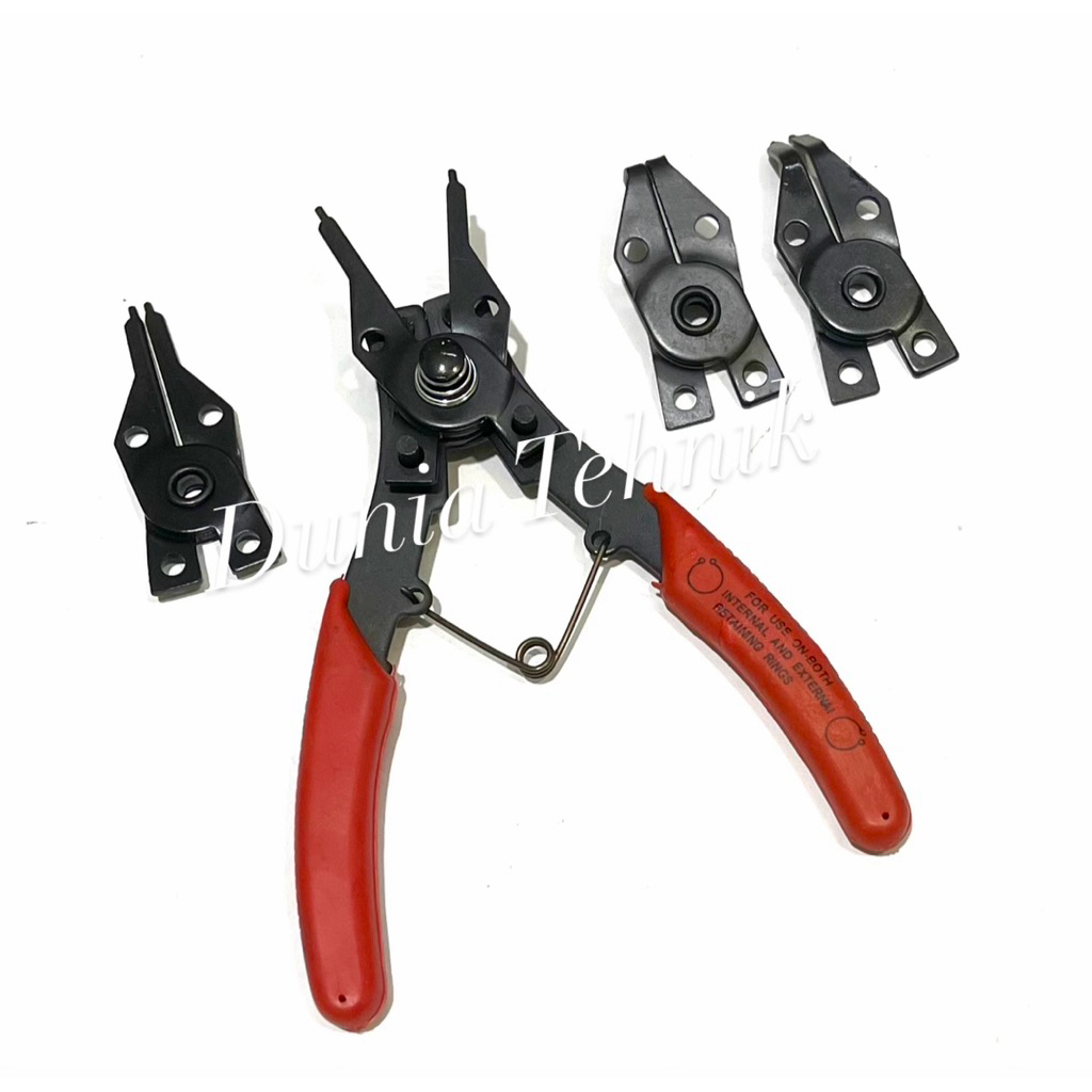 Tang Snap Ring Set 4 Mata Tang Snap Ring 4 Mata Tang Snap Ring Combinasi Tang Snap Ring Set Snap Rin