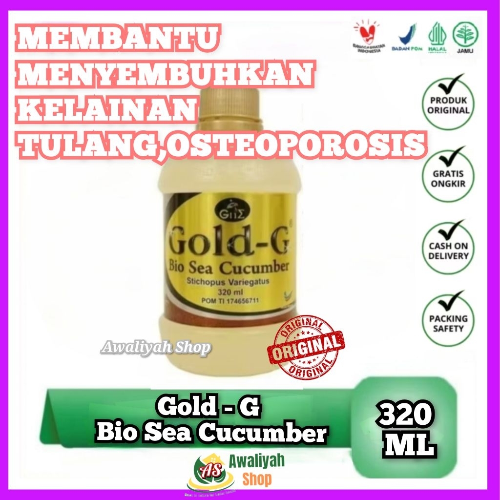 Jelly Gamat Gold-G 320 ML | Jelly Gamat 320 ML Original