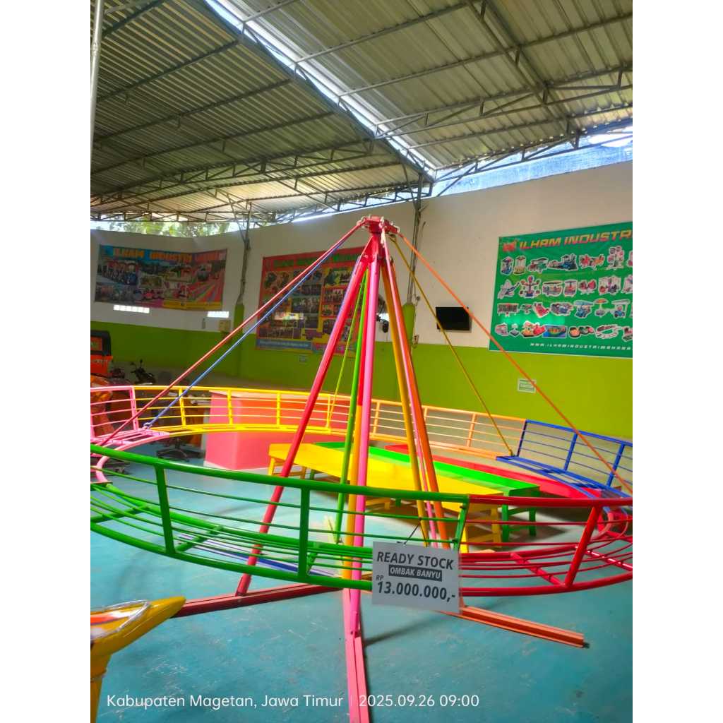 Ombak Banyu Mini Manual Besi Diameter 250 Cm