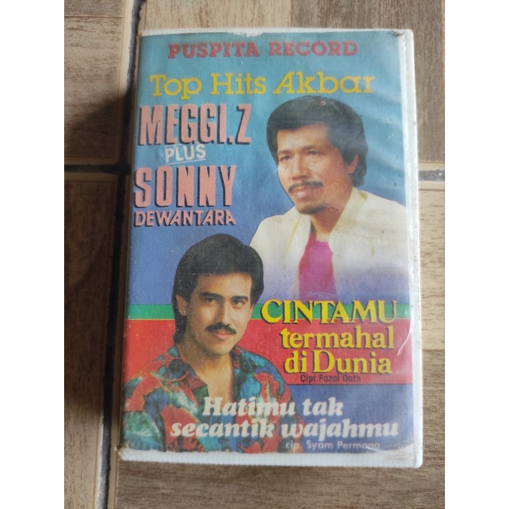 kaset pita top hits akbar MEGGI Z plus SONNY DEWANTARA