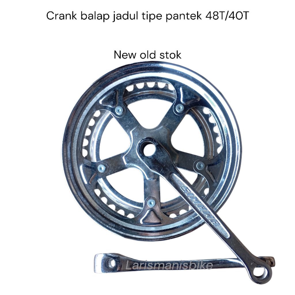 crank balap jadul shimwa new old stock 48/40T pantek
