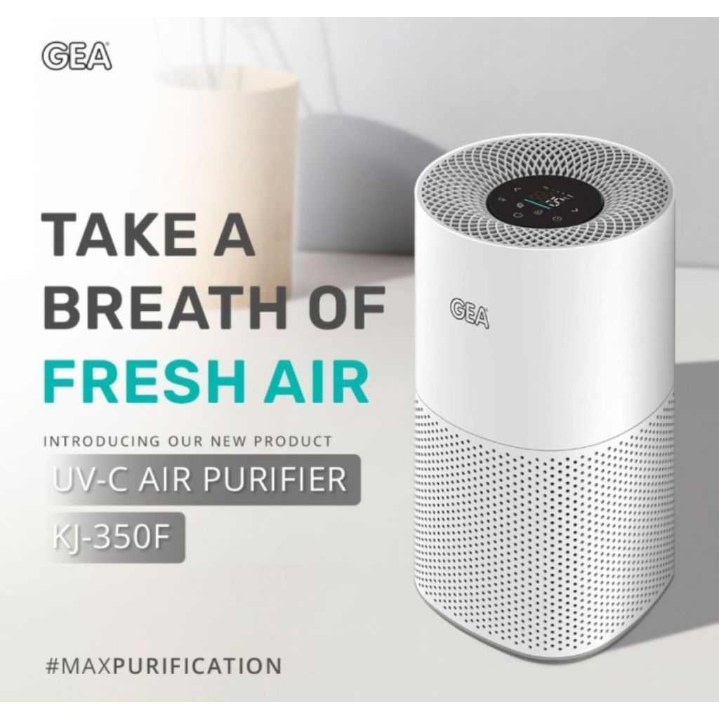 GEA AIR PURIFIER KJ350F - AIR PURIFIER GEA 42M² - GEA UV-C AIR PURIFIER ANTI VIRUS BAKTERI - PENYARI