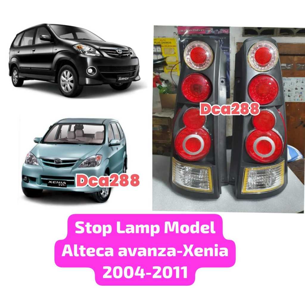 STOP LAMP LAMPU STOP TAIL LAMP  VARIASI MODEL ALTECA TOYOTA DAIHATSU AVANZA XENIA 2003 2004 2005 200