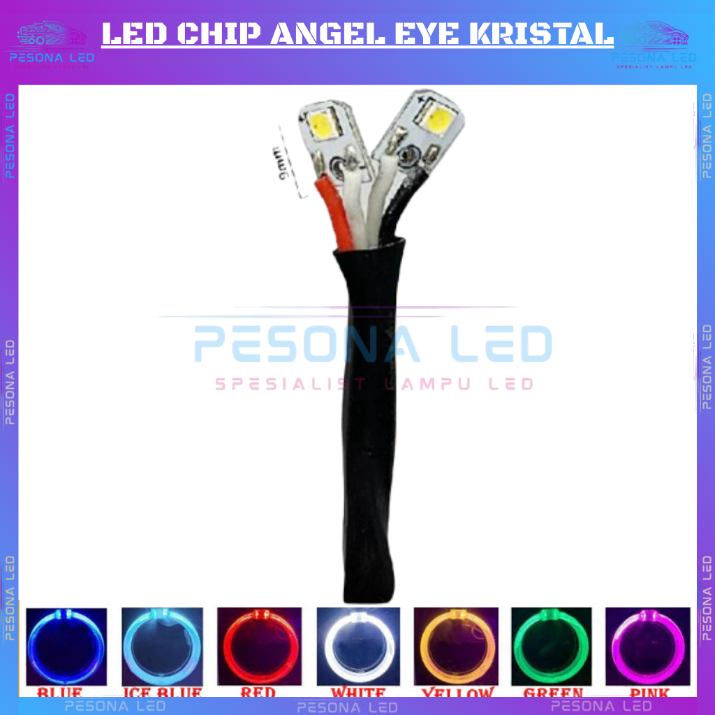 LED CHIP RING KRISTAL BMW LED CHIP ANGEL EYE KRISTAL SHROUD BMW LED RING LAMPU LED CHIP SHROUD BMW