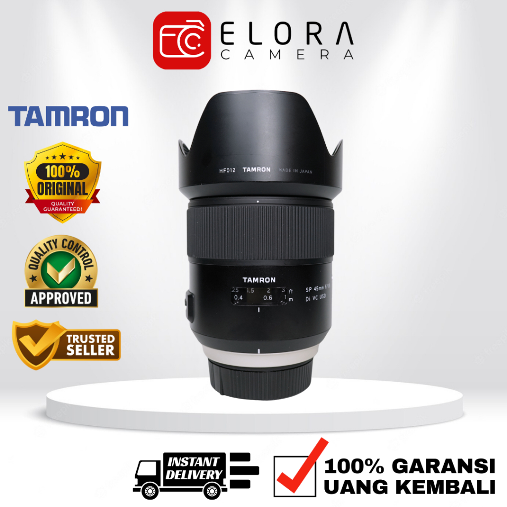 Tamron SP 45mm F1.8 For Nikon Di VC USD / Lensa Tamron SP 45 mm F 1.8 For Nikon Di VC USD