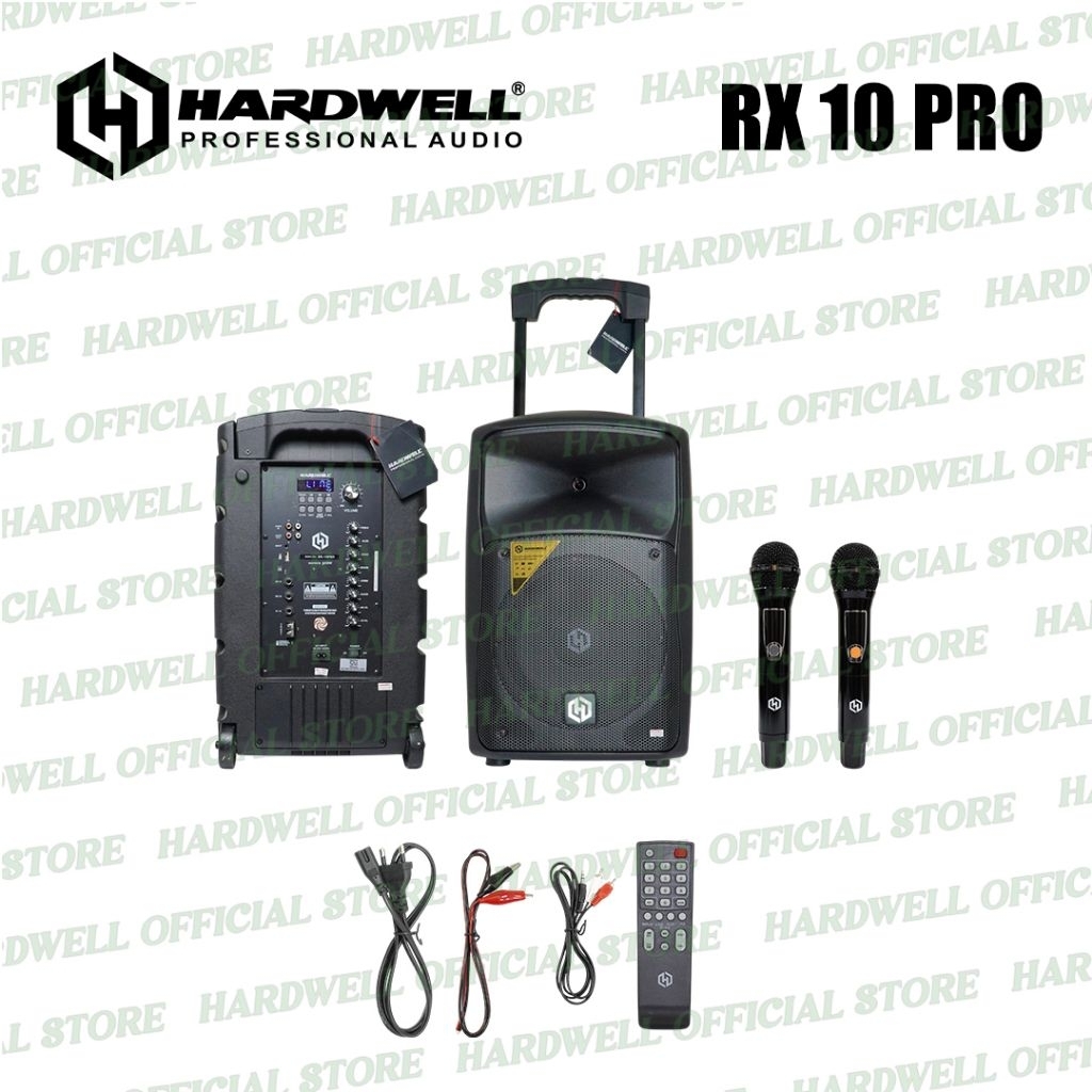 Speaker Aktif Portable 10 Inch Hardwell RX 10 PRO Original Hardwell