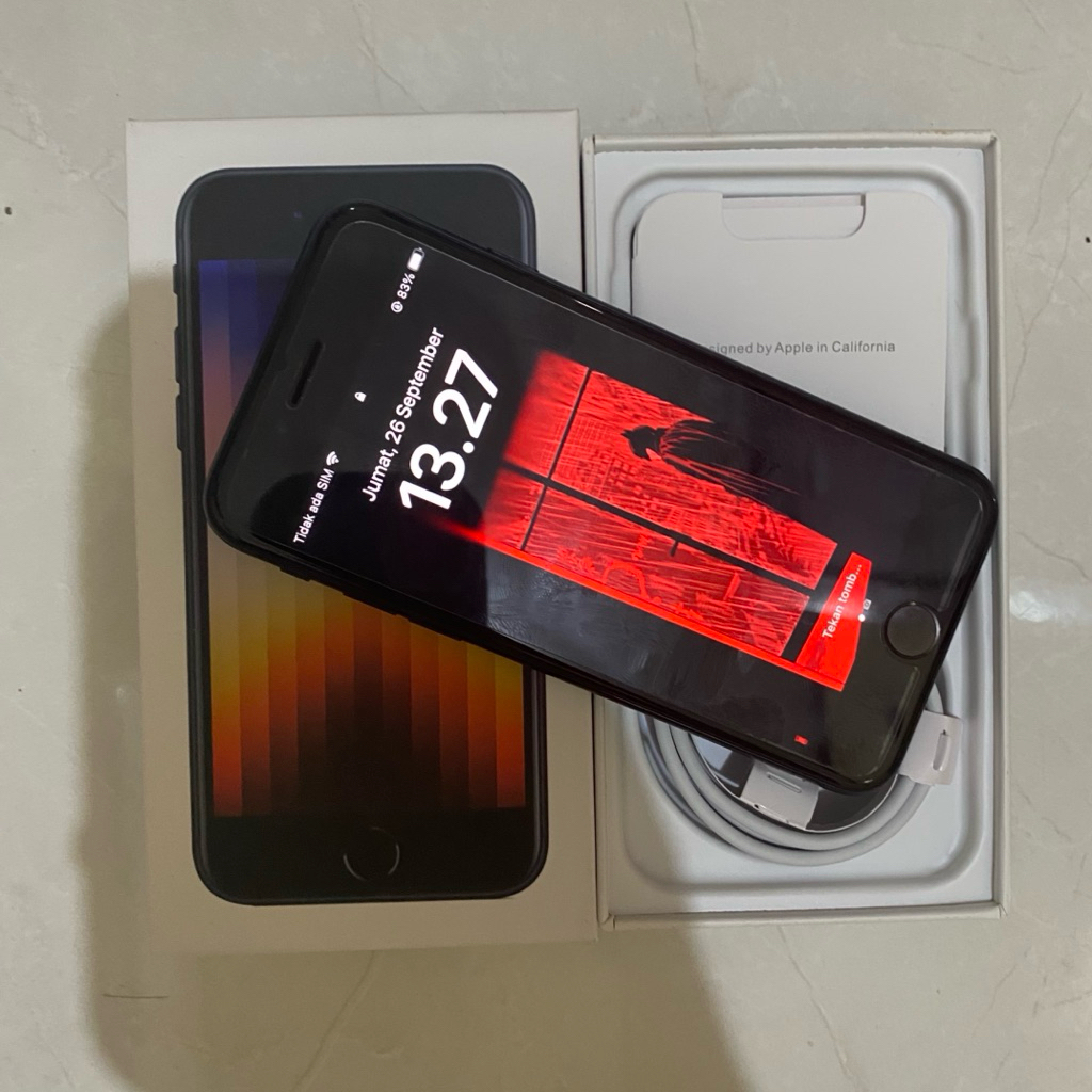 iPhone SE 3 2022 256gb  Ibox - Black