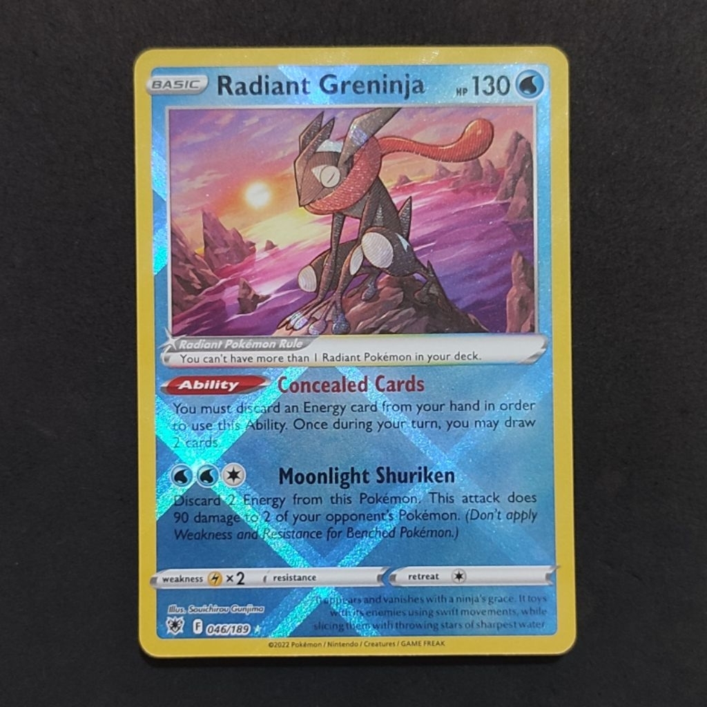 Radiant Greninja TCG Pokemon English