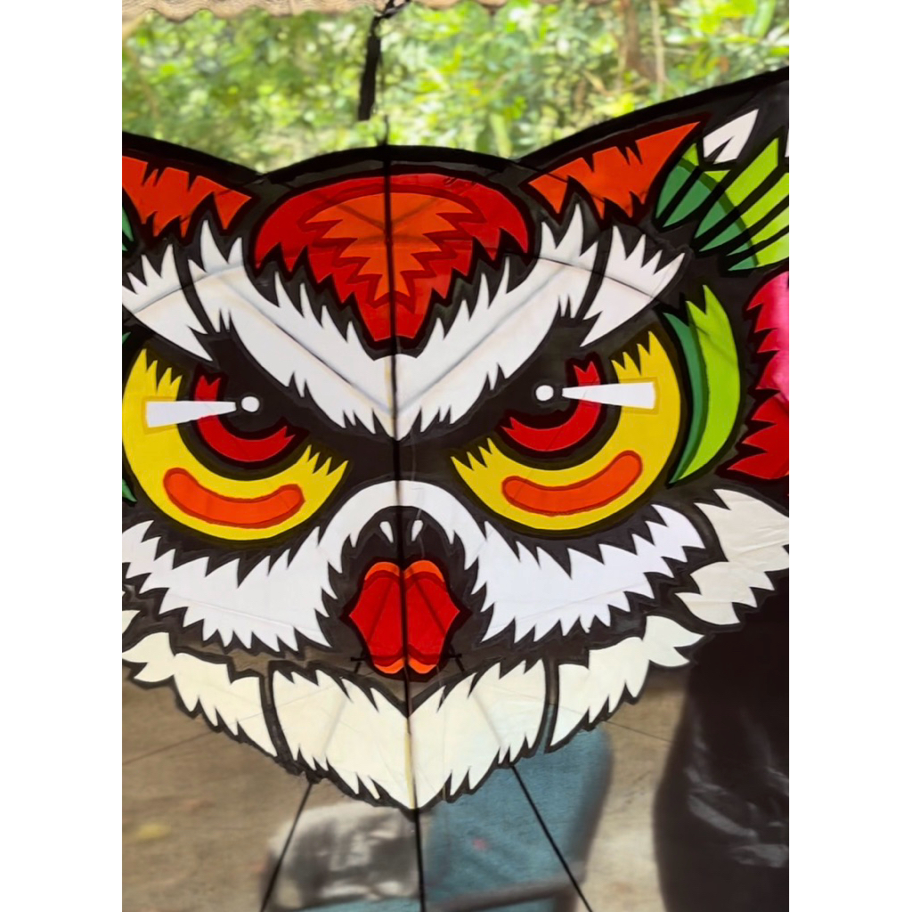 Layangan Celepuk Cutting Mata uk 1,5 meter