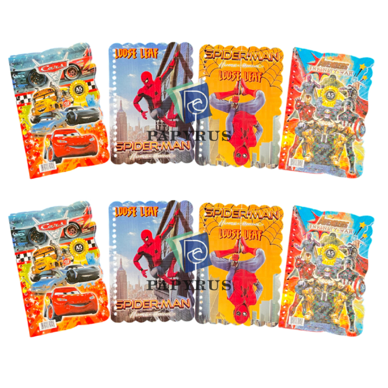 ISI BINDER KARAKTER / KERTAS BINDER KARAKTER / LOOSE LEAF A5 FANCY HOLOGRAM