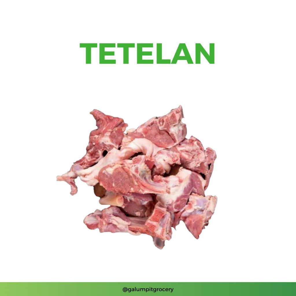 Tetelan Sapi +-250gr | Kirim Instant Bandung Timur