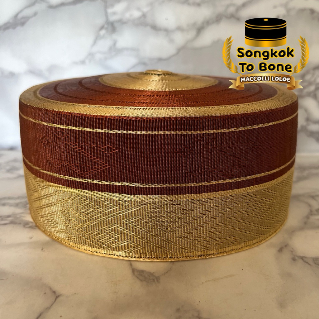 Songkok Recca Tembaga Super Premium - Songkok Bugis - Songkok To Bone