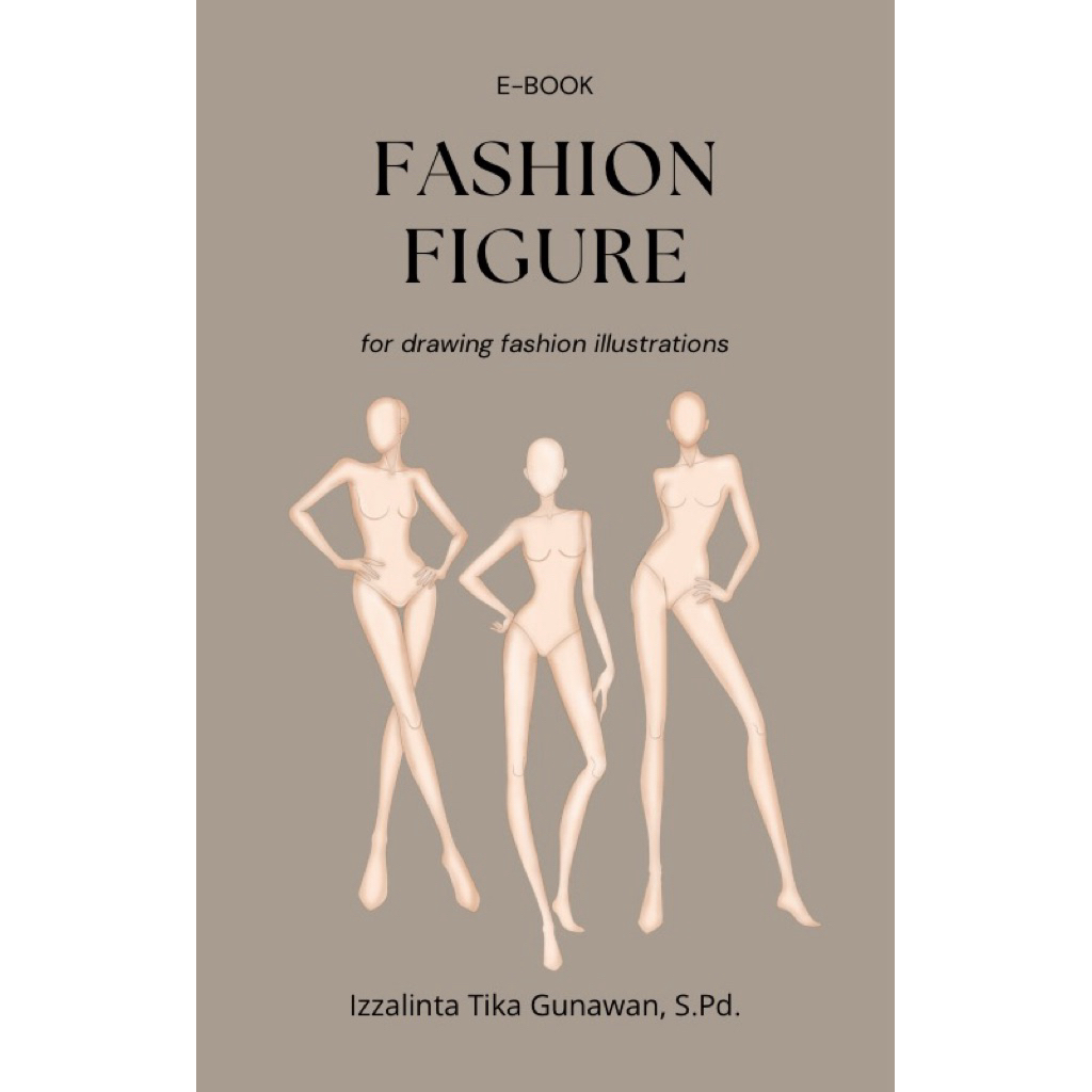Fashionfigure sketchbook (hitam putih)