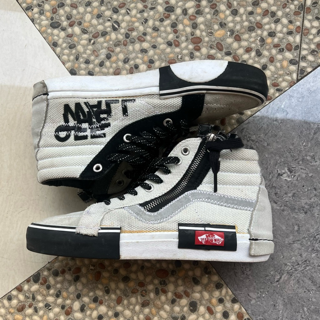 Vans Sk8 Hi Shoe Off The Wall Reissue Cap Reflective Men size 40 second original