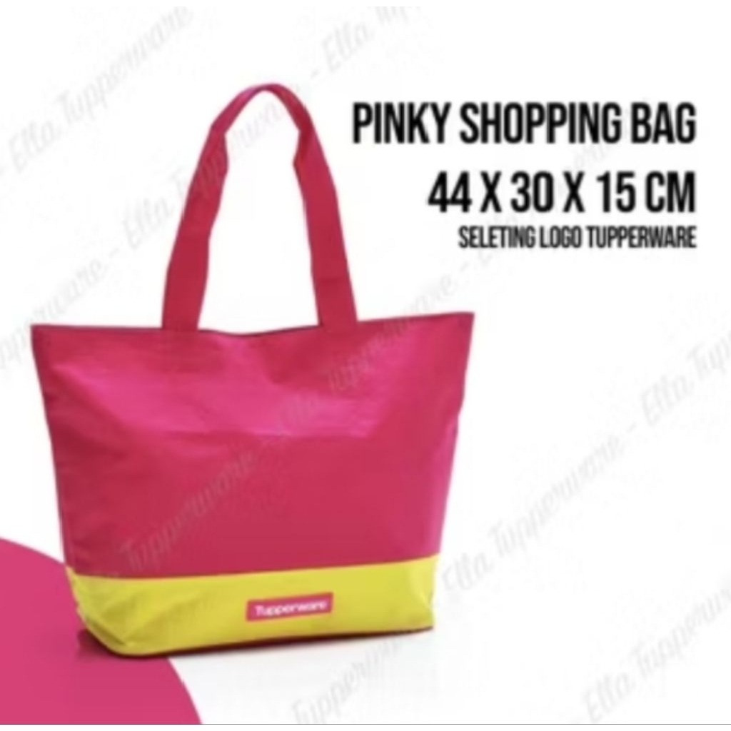 Tas pink bag original Tupperware