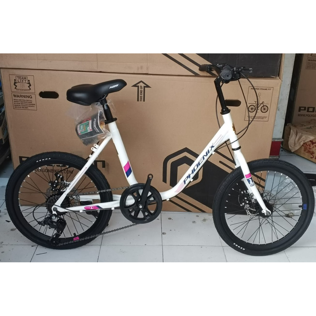 SEPEDA MINION MINIVELO 20 inch PHOENIX 538 7 Speed Rem Cakram Disc