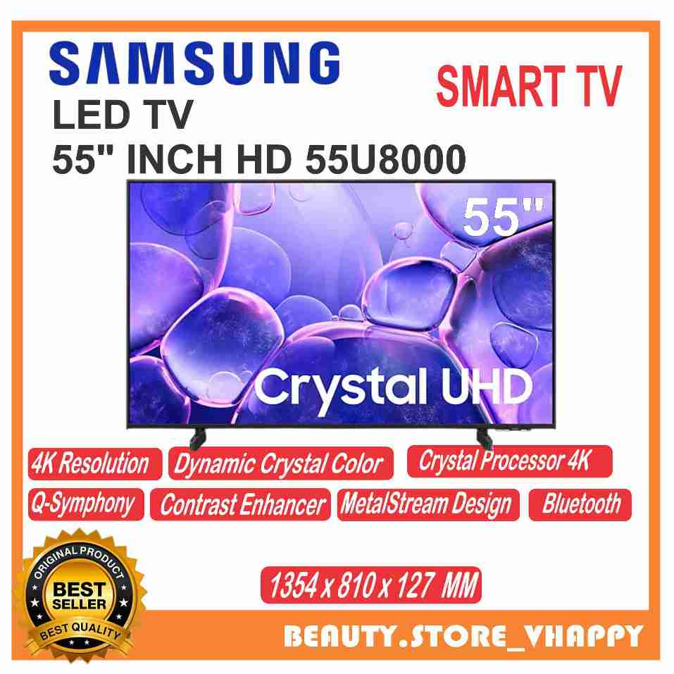 TV LED UHD 4K Samsung 55 ICH 55U8000  /  50 INCH 50U8000/ 43U8000 43 INCH / 32 INCH 32H5000TV HRD GA