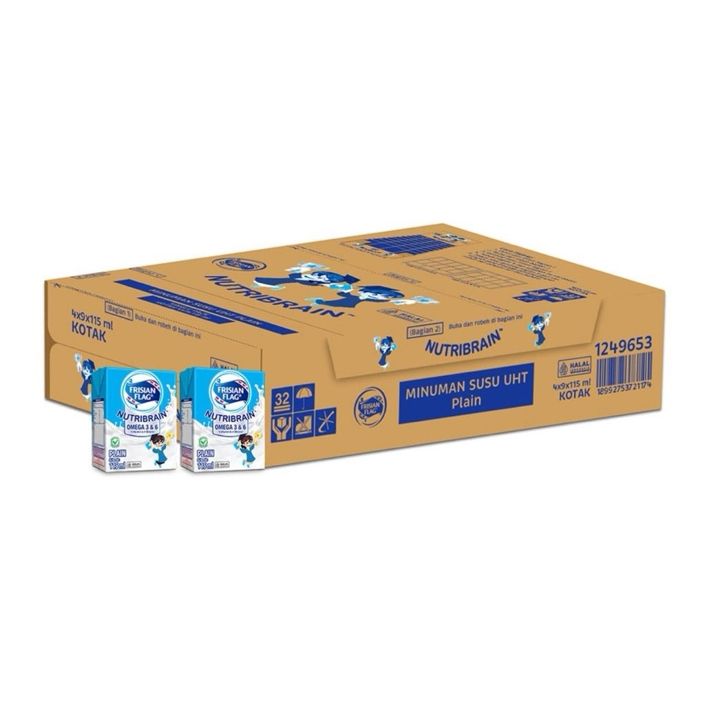 [1 DUS ISI 36 PCS ] FRISIAN FLAG Susu UHT 115 ML