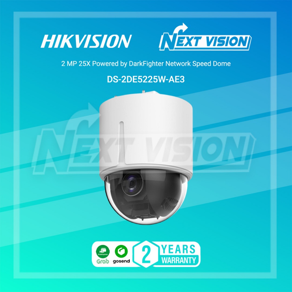 DS-2DE5225W-AE3 - HIKVISION IP PTZ 2MP 25X DARKFIGHTER SPEED DOME CAMERA