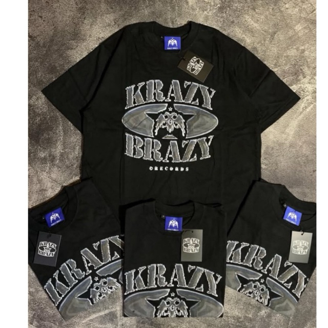 KAOS K3BI KRAZY BRAZY RECORDS LIMITED EDITION GOOD QUALITY TERMURAH