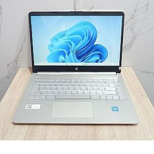 Laptop HP 14S-DQ3110TU INTEL CELERON N4500 RAM 4GB SSD 256GB Normal Siap Pakai - Laptop Murah - Lapt