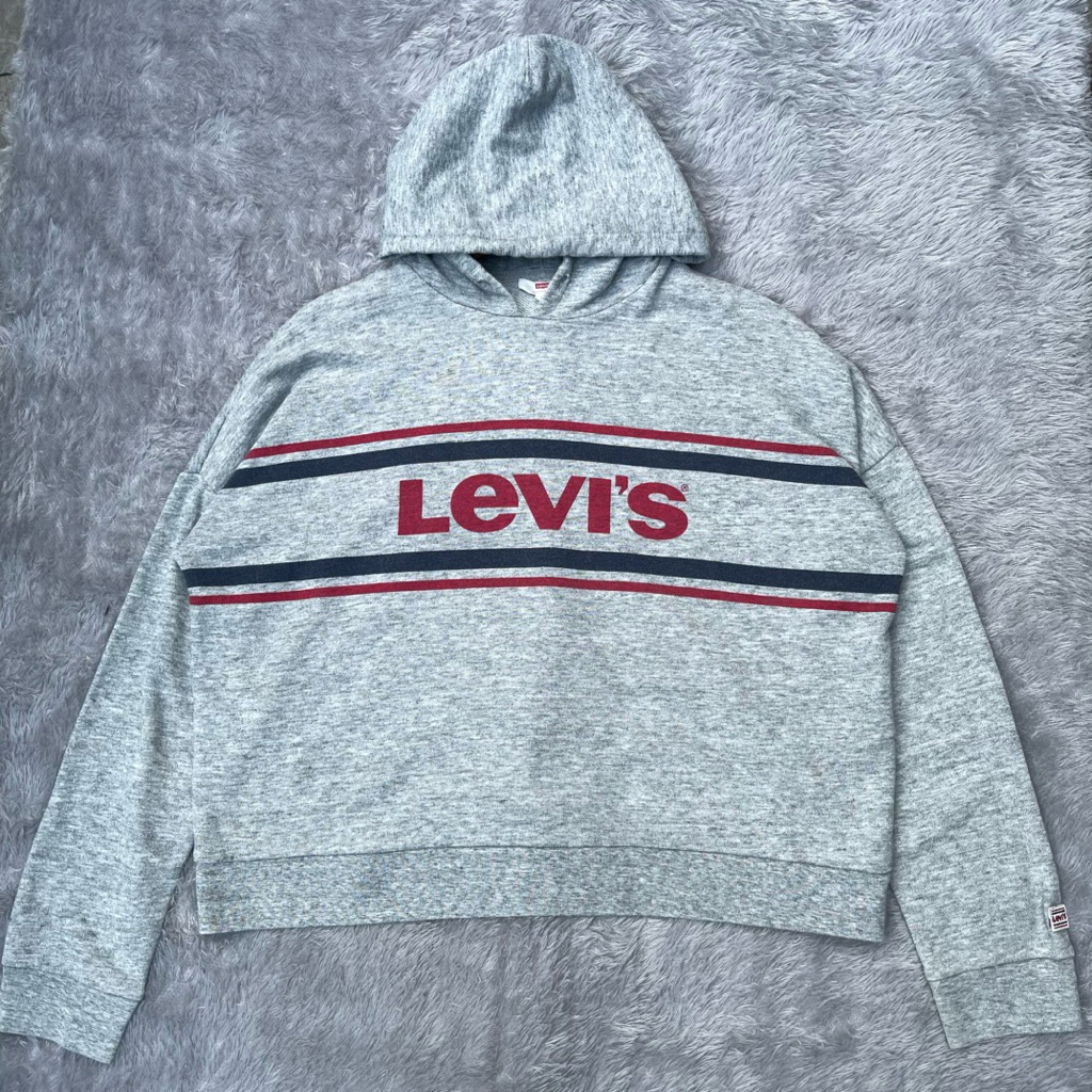 levis hoodie crop original second preloved