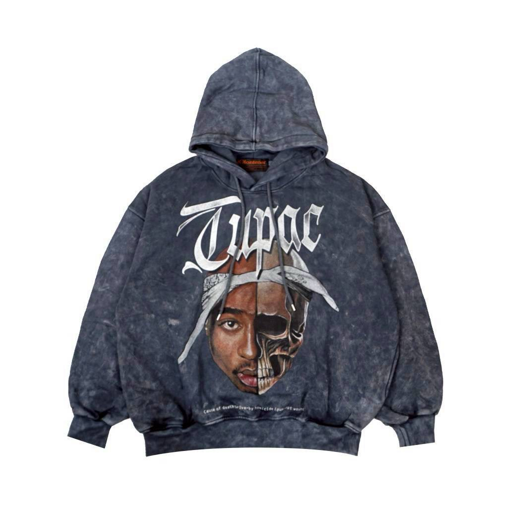 HOODIE OVERSIZE ORIGINAL Tupac Wash